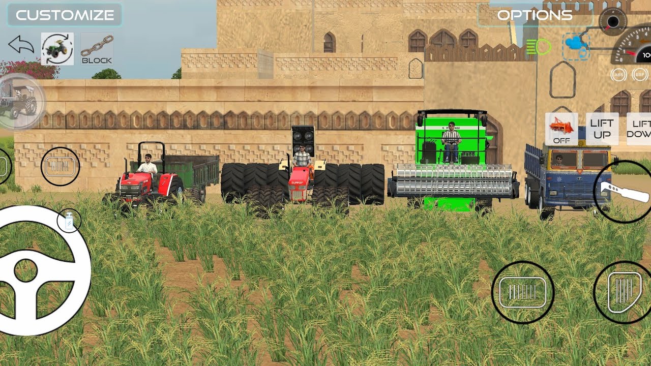 Realistic Farming Game 🚜 | Tractor & Harvester Combo | Indian Farming Gameplay 🌾