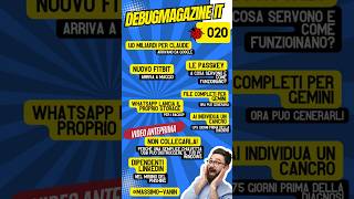 Passkey, WhatsApp Backup & Google-Anthropic: Il futuro è qui? | DebugMagazineIT 🐞 020 #fyp