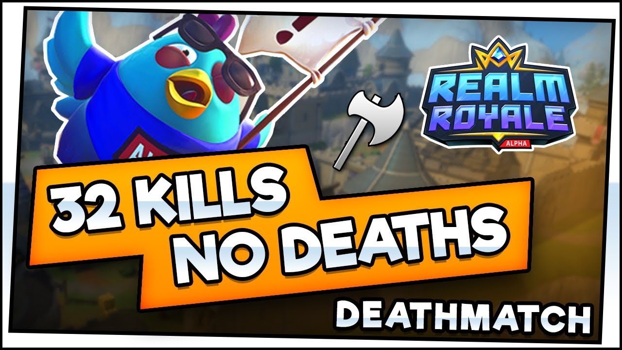 32 KILLS NO DEATHS!! Realm Royale Deathmatch Gameplay