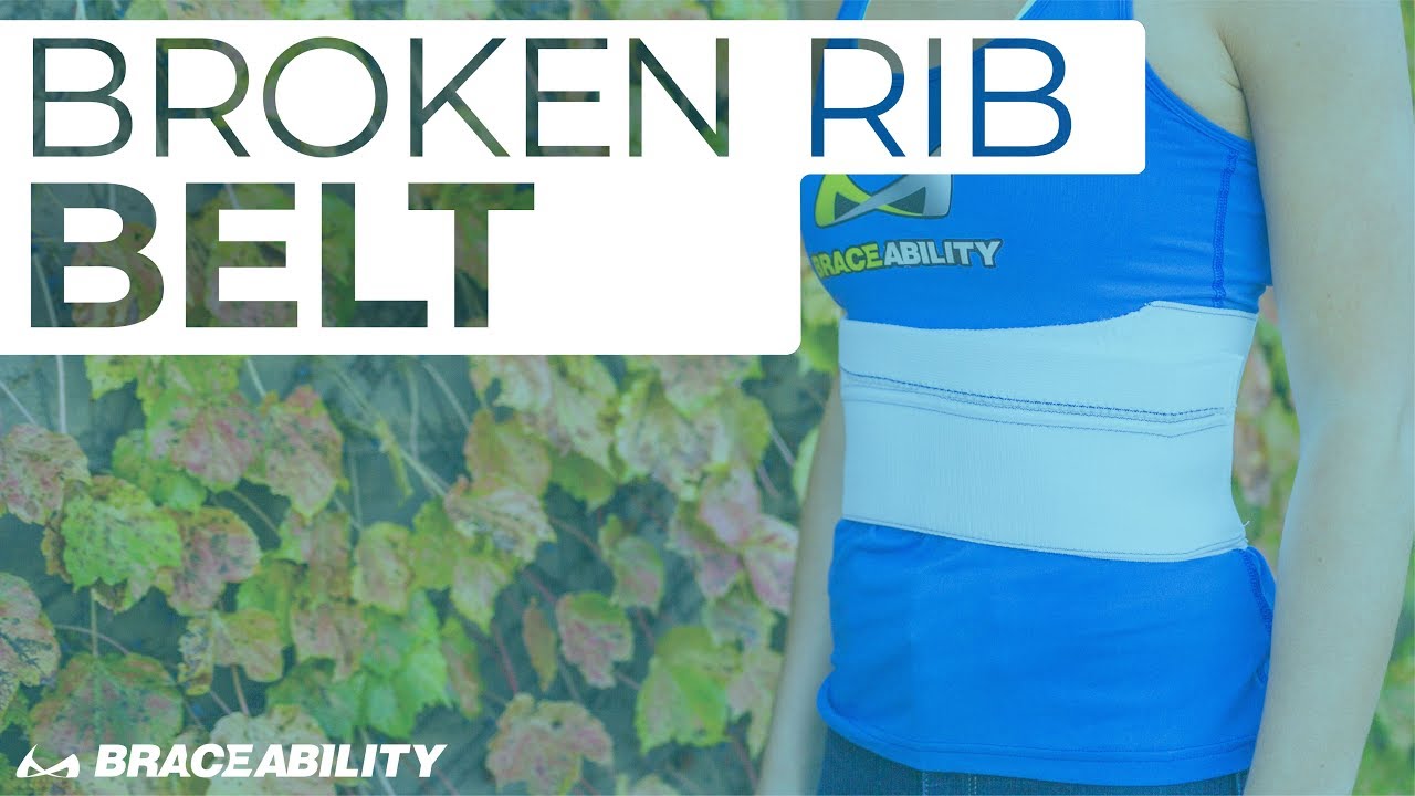 BraceAbility Rib Belt for Fractured, Cracked or Dislocated Ribs