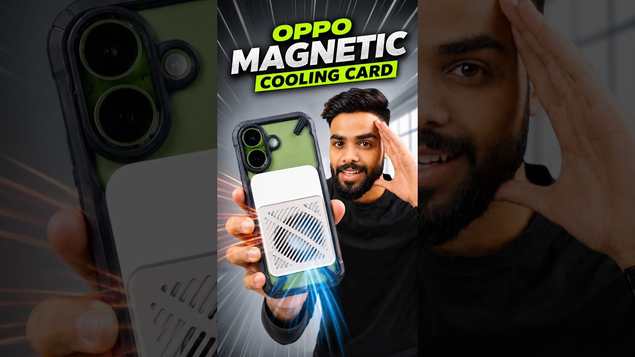 OPPO Magnetic Cooling Card 🔥 #shorts