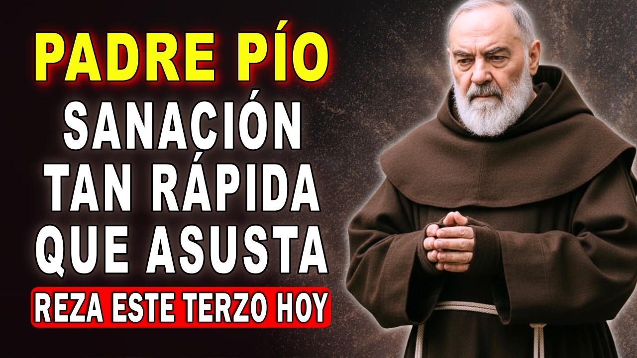 💖ROSARIO MILAGROSO del PADRE PÍO 🙏 para pedir Sanación y Salud Hoy