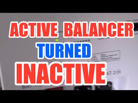Active Balancer Turned Inactive