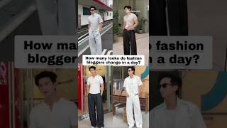How many looks do fashion bloggers change in a day? 😍 Xu Zhibin ( 徐志滨 ) Soleil, Chinese Model #ootd