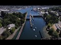DRONE VIEWS: Ballard Locks in Seattle