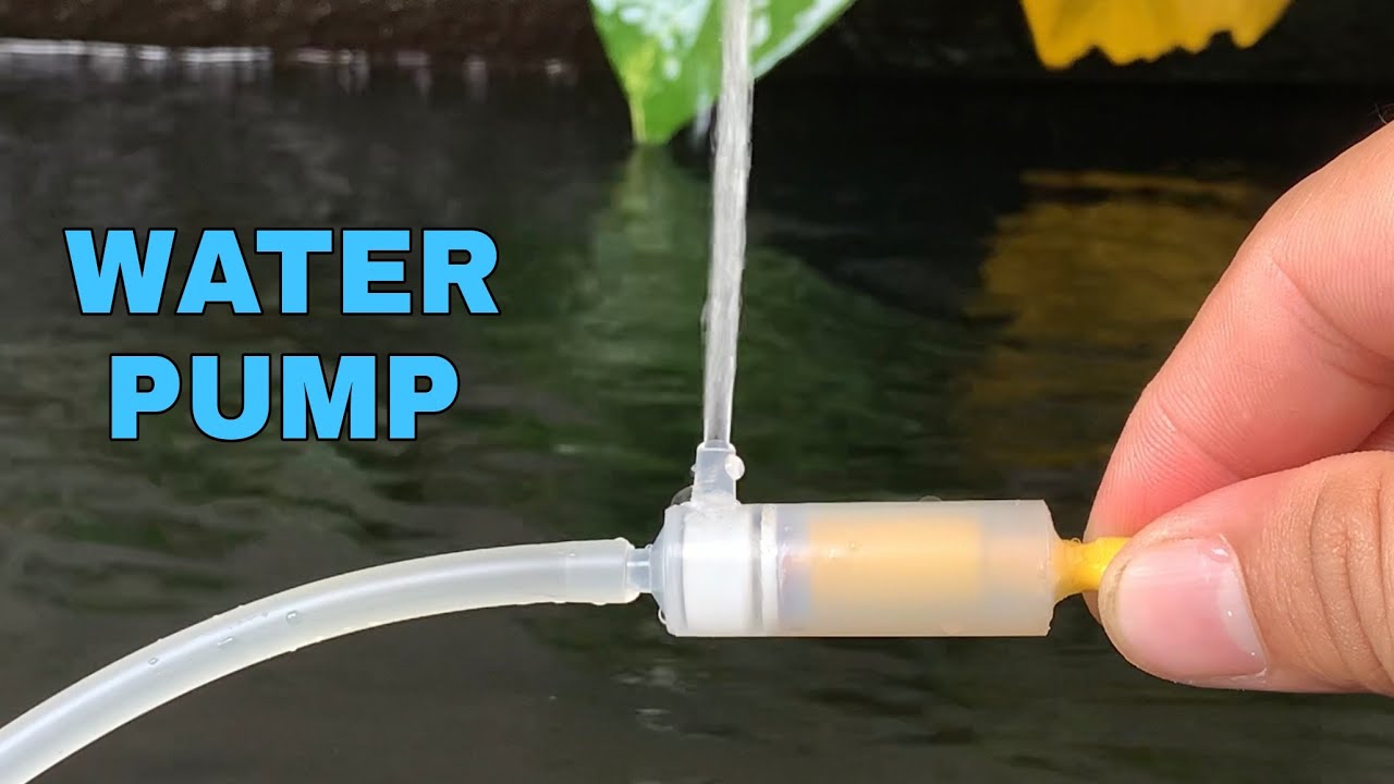 How To Make A Super Smallest Water Pump At Home || DIY Water Pump Using ...