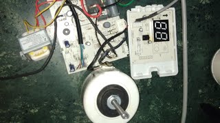 Lloyd air-condition's motor is not running properly(E5 error)