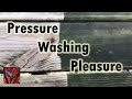 Pressure Washing Treated Wood! --Night and day difference!