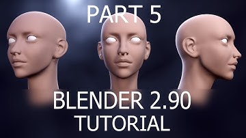 Blender beginner to pro head sculpting tutorial Part 5 ( Face muscles / Bones )