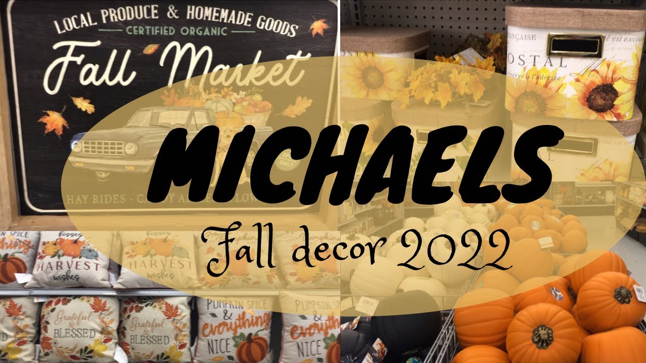 Michaels Fall Decor 2022 YouTube