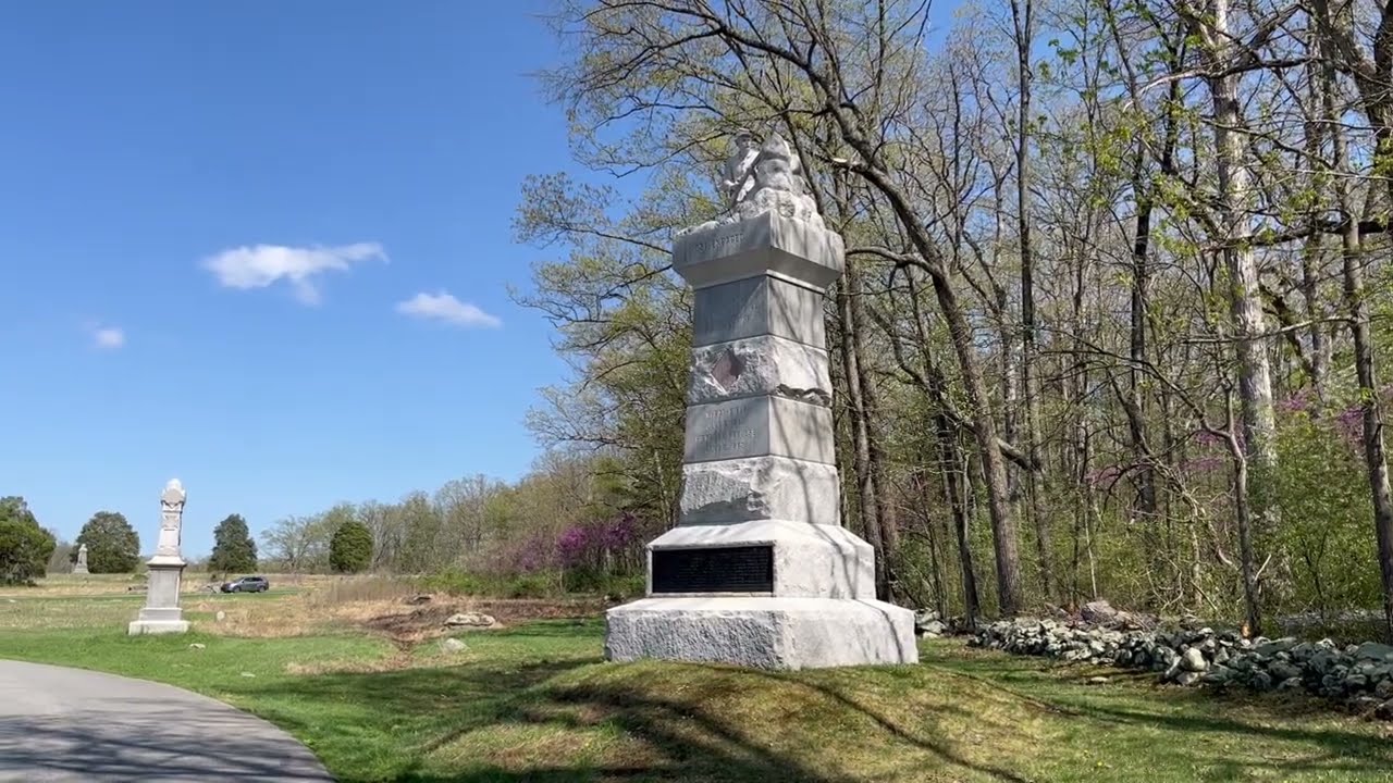 17th Maine Infantry Regiment monument, Wheatfield, Gettysburg