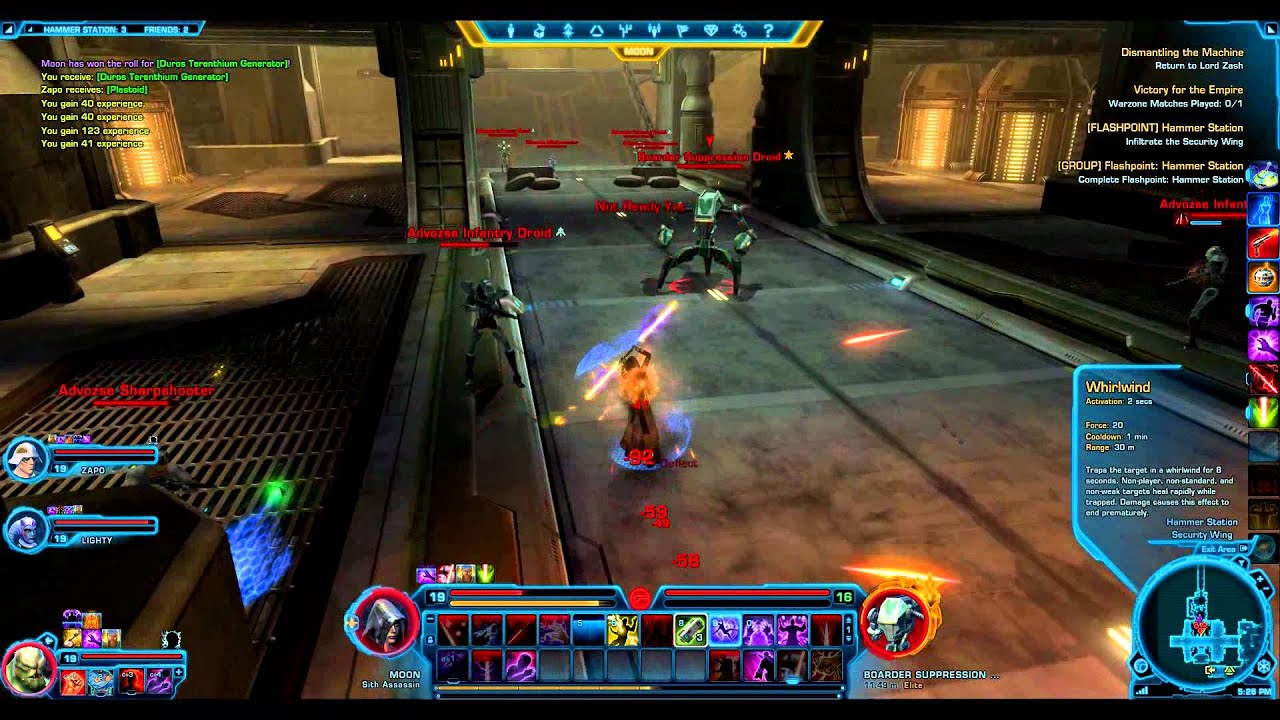 SWTOR Hammer station YouTube