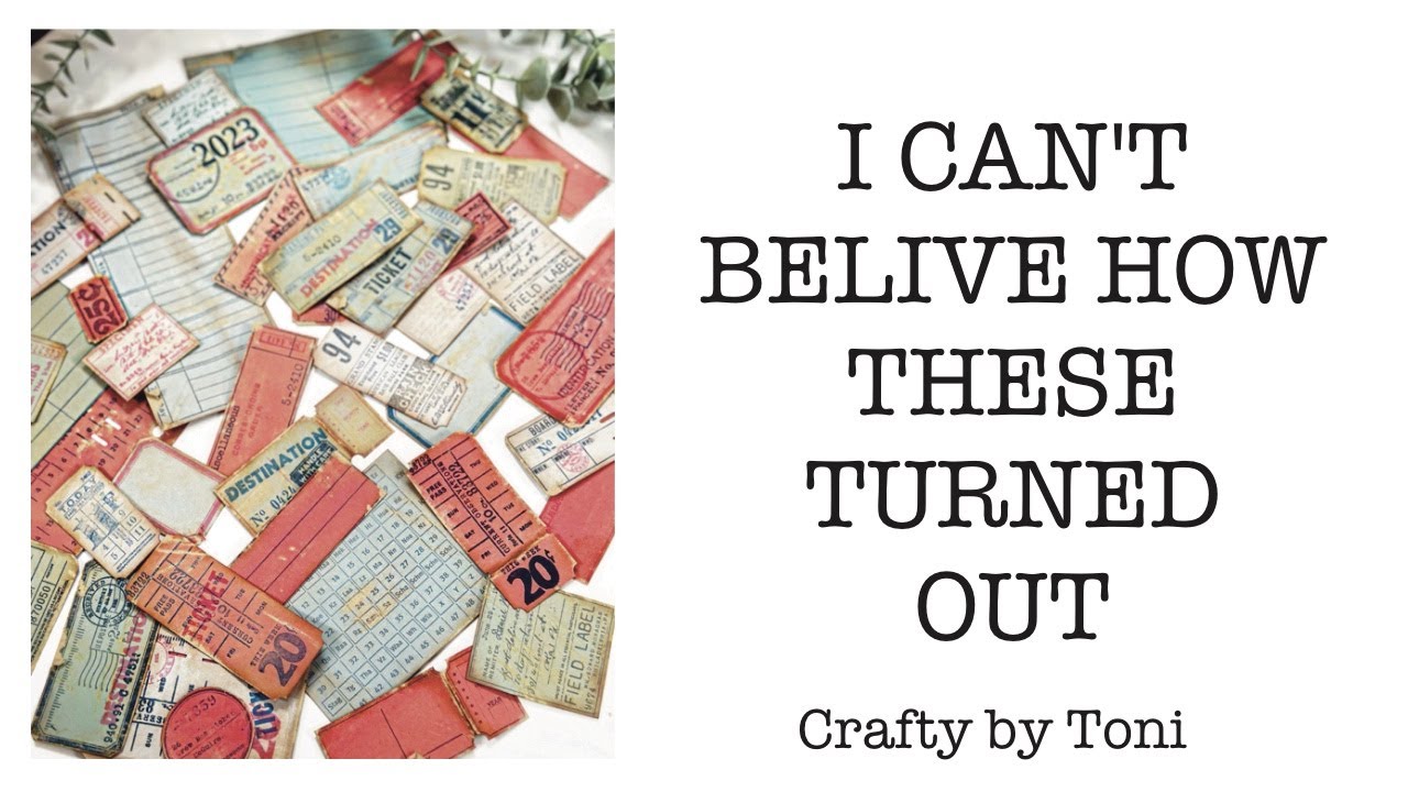 LOOK AT THESE VINTAGE TICKETS ………Using **TIM HOLTZ**……Cant Believe How Cool These Turned Out ………