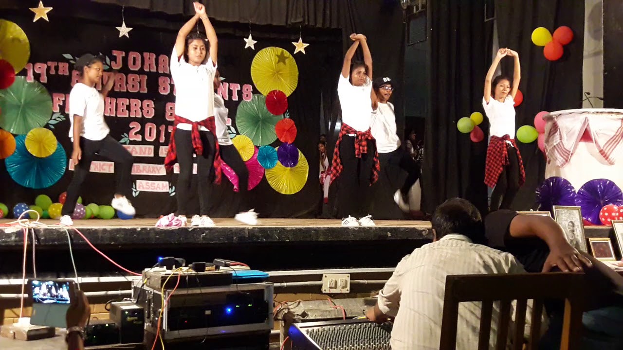 Tezpur 19th AD Freshers Social Meet 2017।। Hostel Girls ।। Nagpuri Remix  ll Sadri Beatz E