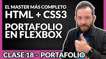 Crea un PORTAFOLIO WEB en FLEXBOX  👉  Aprende CSS Web Responsive 🚀  Clase 18 - MASTER en HTML y CSS