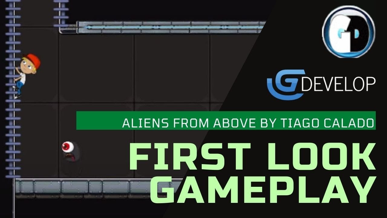 Gdevelop Models Alien GDEVELOP Game Engine Examples: ALIENS FROM ABOVE - YouTube