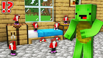 How JJ Became SUPER TINY To HIDE and SEEK From Mikey ? - Minecraft (Maizen)