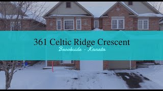 For Sale in Kanata! 361 Celtic Ridge Crescent | Holitzner-Built Semi Near Top Schools 全屋升级 For Sale in Kanata! 361 Celtic Ridge Crescent | Holitzner-Built Semi Near Top Schools 全屋升级