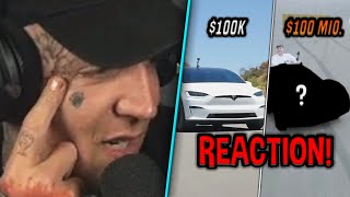 1 Vs 100000000 Auto  Mrbeast Reaktion  Montanablack Reaktion