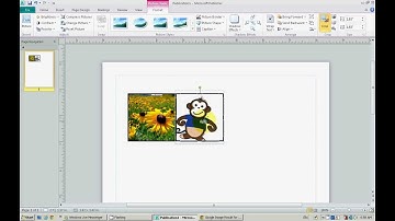Creating the same size pictures in Publisher