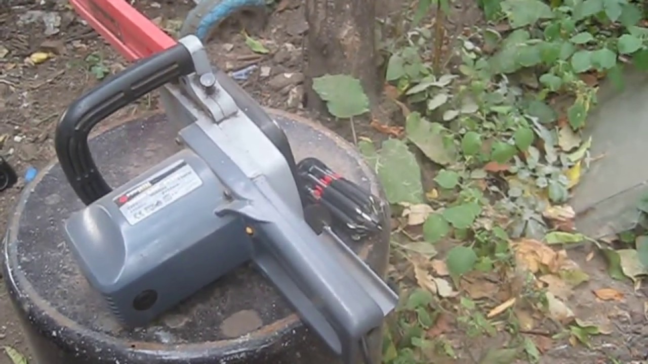 Ремонт электропилы - YouTube