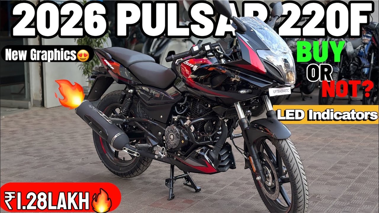 All New 2026 Legendary Pulsar 220F Big Updates😍|₹1.28lakh🔥