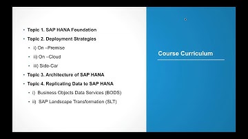 Tech E Training ::SAP HANA 2.0  Demo Session