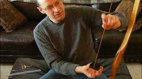 Making a bowstring, part 9