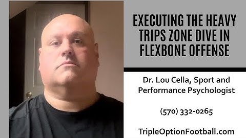 Executing Heavy Trips Zone Dive #flexbone #tripleoption #airforcefootball