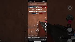 WALL HACK ON RAINBOW 6 SIEGE REPORT TO UBISOFT TO GET THIS PATCHED/BANNED #r6 #rainbow6siege