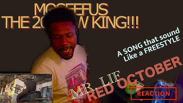 a SONG that soundlike a FREESTYLE!! MR. LIF - RED OCTOBER #reaction #moseefus #the20viewking