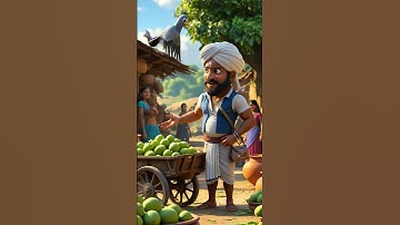 The Farmer, the Guava Tree, and the Monkey’s Revenge 🐒🔥 | Emotional Animated Story #shorts