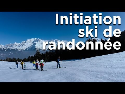 Initiation ski de randonnée Compagnie des Guides de Saint Gervais Mont-Blanc montagne