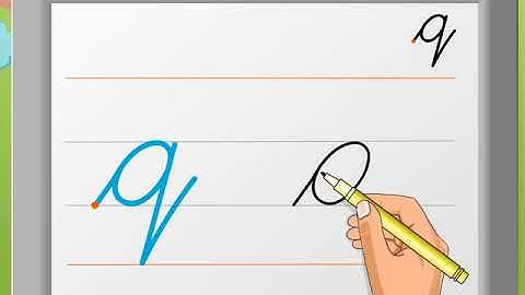 Cursive Writing | Small Letter ‘q’ | Macmillan Education India