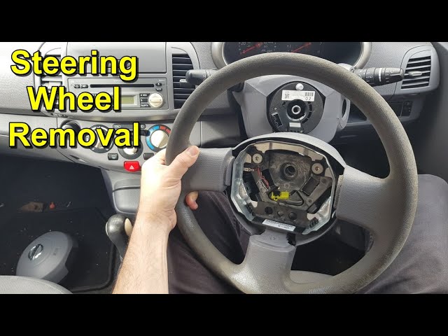 Steering Wheel Removal and Refitting - Nissan Micra K12 - YouTube