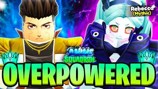 Getting The *NEW* INSANE 0.1% Cyberpunk Units In Anime Squadron Roblox!