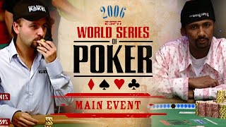 World Series of Poker Main Event 2006 Day 4 with Daniel Negreanu \& Dimitri Nobles #WSOP