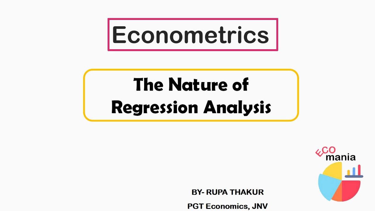 econometrics regression analysis assignment