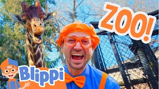 blippi visits a zoo woodland park blippi full episodes animal videos for kids