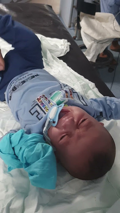 Cute baby Crying in operating room for anesthesia#baby#cutebaby #cute#foryou#medicalshot#neonatology