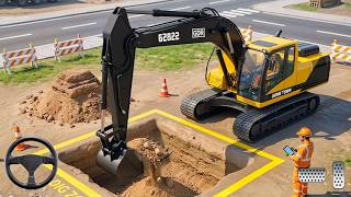 Mega City Road Excavator Game | Construction Vehicles - Android GamePlay screenshot 4