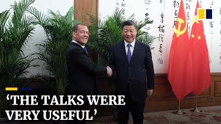 Russia’s Medvedev makes surprise visit to Beijing, China’s Xi Jinping says China willing to mediate