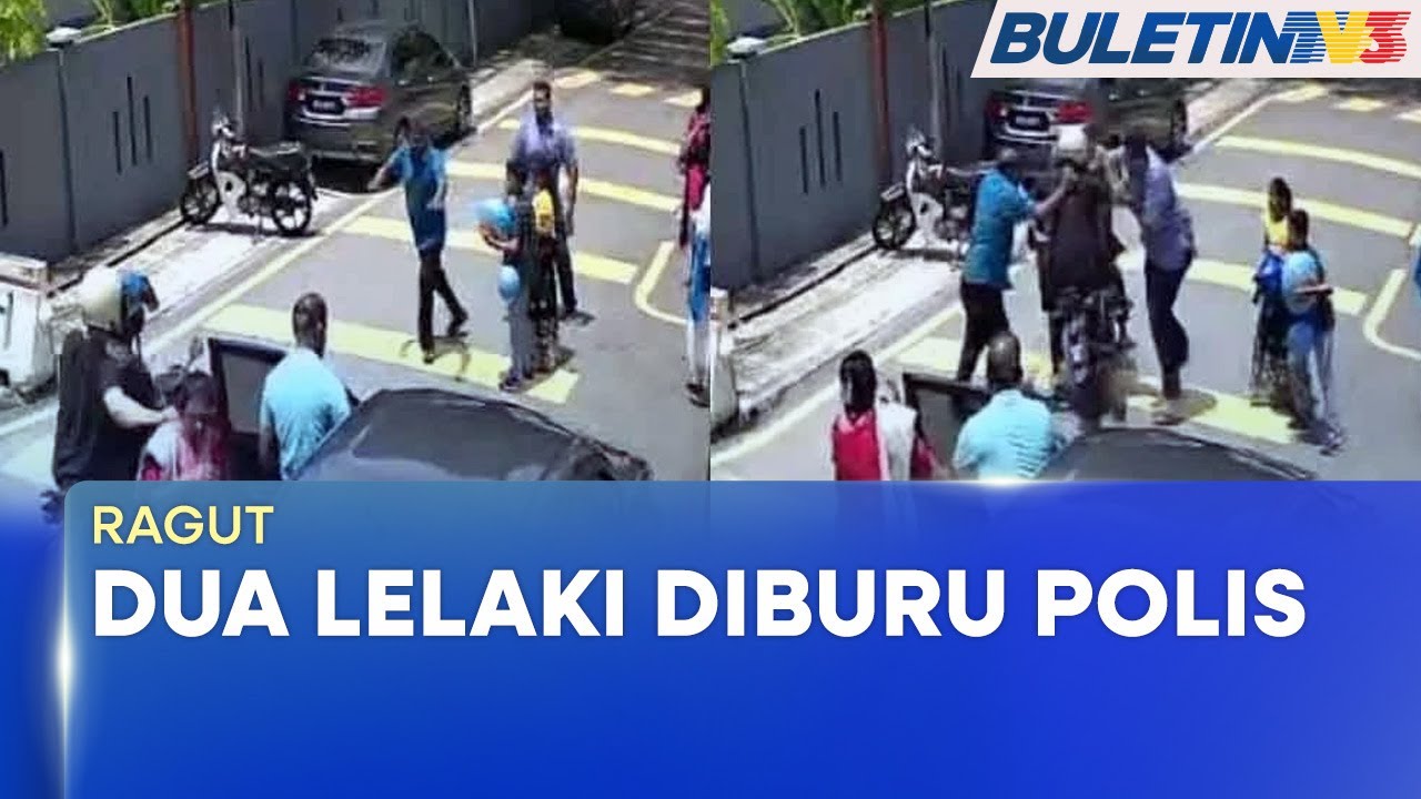 JENAYAH | Polis Buru 2 Lelaki Ragut Rantai Warga Emas