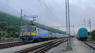 Trainspotting view Bulgaria:🎥 46 211 and 46 229 with first 19 exDB IC wagons for BDZ