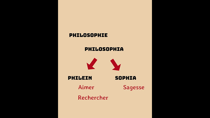 Qu'est-ce que la philosophie ? Etymologie