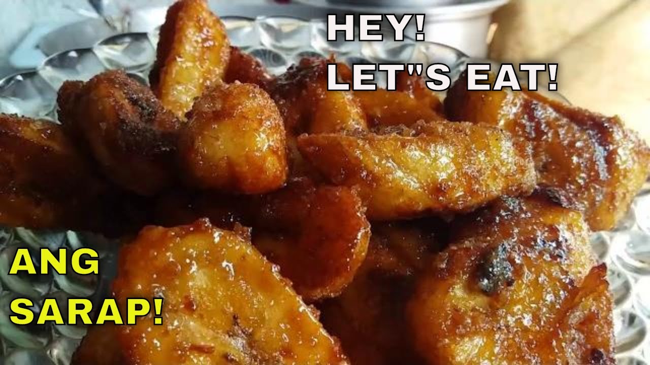 How to cook caramelized banana filipino recipe YouTube