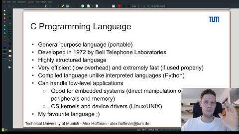 TUM/SIT RTES - C Programming 1 - Intro