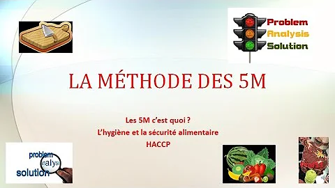 Qu'est-ce que la règle des 5 M ?