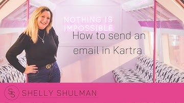 How to send an email from Kartra