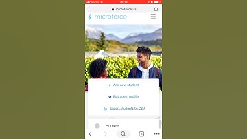 iStudentCentra - WEB exporting students to CSV